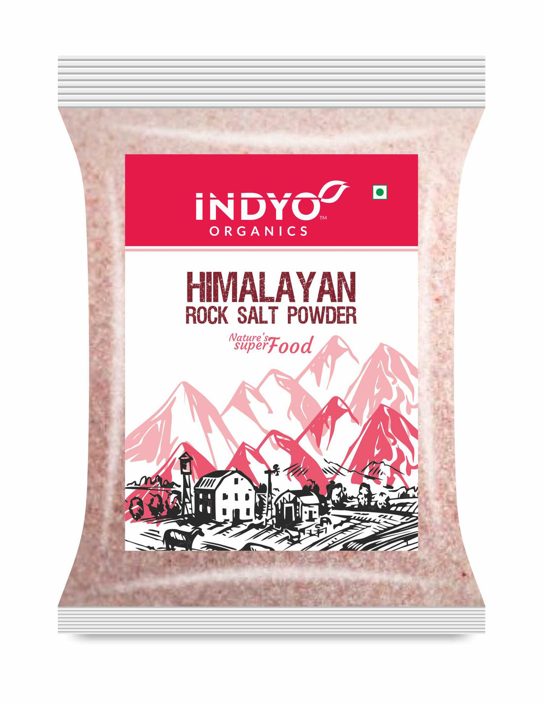 Salt | Rock Salt Powder - Indyo Organic - 1000gm