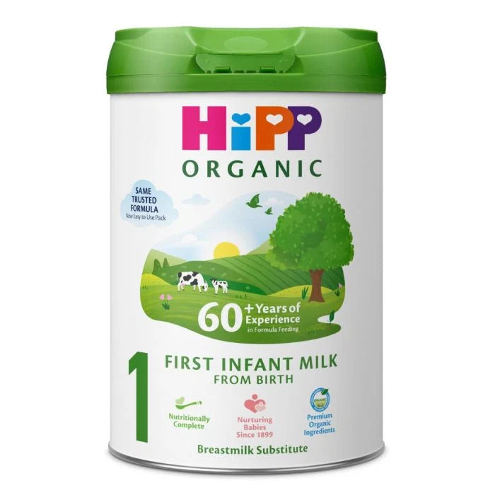 First Infant Milk Stage 1 ( From Birth )- Made in Germany – No Chemicals, Artificial &amp; Preservatives - Hipp Organic – 800gm