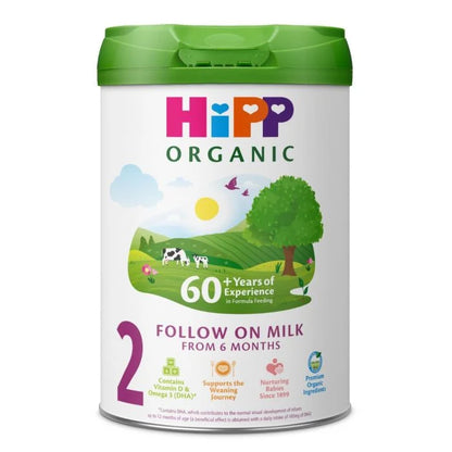 Follow On Milk Powder Stage 2 (6month+)- Made in Germany – No Chemicals, Artificial &amp; Preservatives - Hipp Organic – 800gm