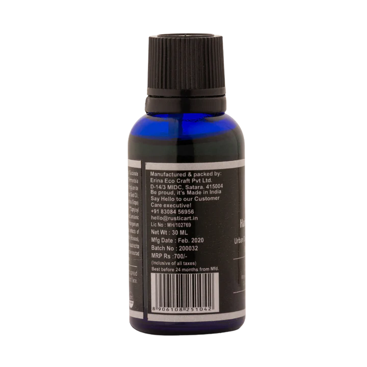 Hair Serum | Hair Detangling Fluid (With Amla, Methi &amp;amp; Vitamin E) - For All Hair Types - Organic - Damage, Frizz Control &amp;amp; Nourishing Adds Gloss - Rustic Art - 30ml