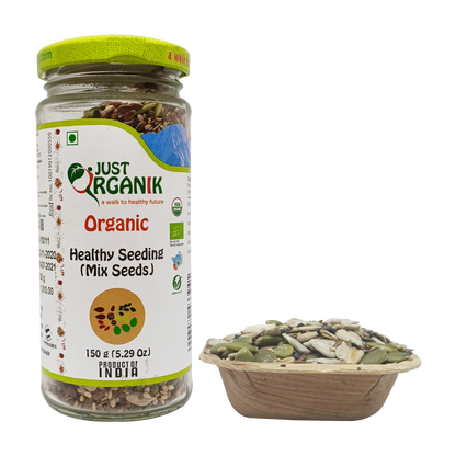 Healthy Seeding | (Mix Seeds) - USDA Organic - Just Organik – 150gm