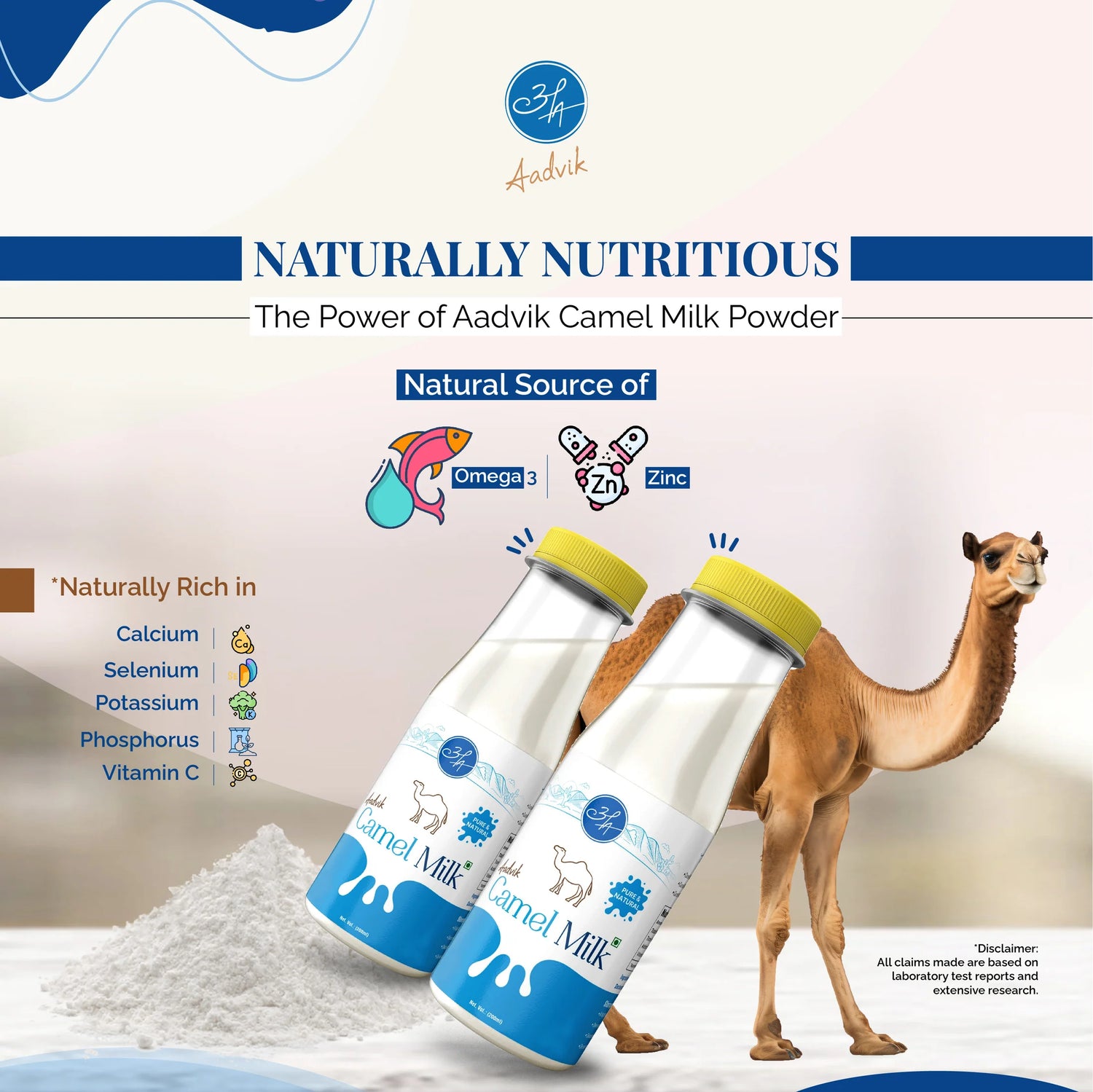 Camel Milk | Frozen – Pasteurised - Aadvik – 200ml