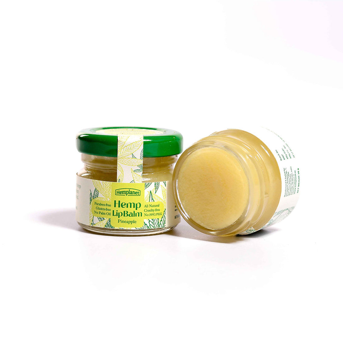 Lip Balm | Hemp Lip Balm (Pineapple) - Helps Moisturize, Hydrate, Protect And Nourish Your Lips - All Natural - Gluten Free, Cruelty Free, Paraben Free & No Palm Oil - Hemplanet - 30gm