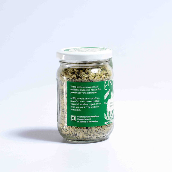 Hemp Hearts | Hulled Seeds - Organic & All Natural - Vegan & Gluten Free - High In Protein - Hemplanet - 150gm