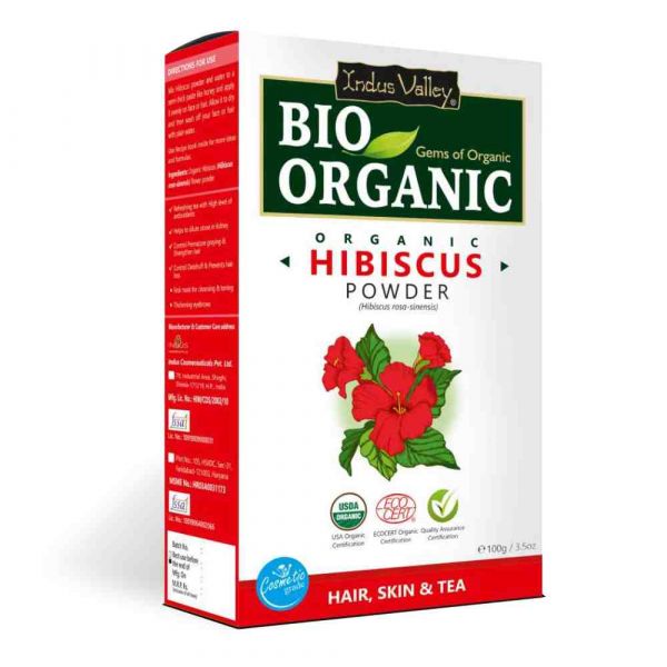 Hibiscus Flower Powder - Organic - Indian - Indus Valley – 100gm