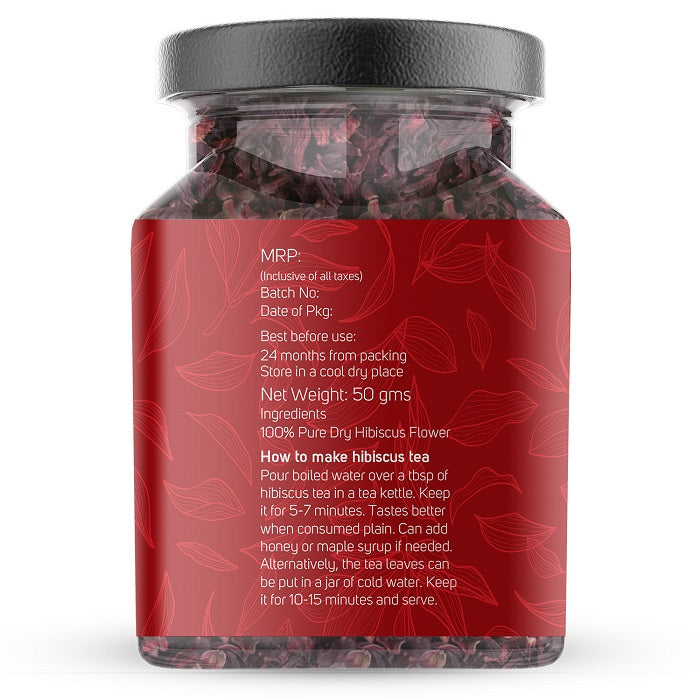 Hibiscus Flower Tea - Looms And Weaves – 50gm