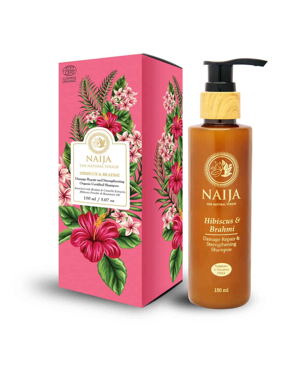 Hibiscus and Brahmi Shampoo (Hair Cleanser) – Naija – 200ml