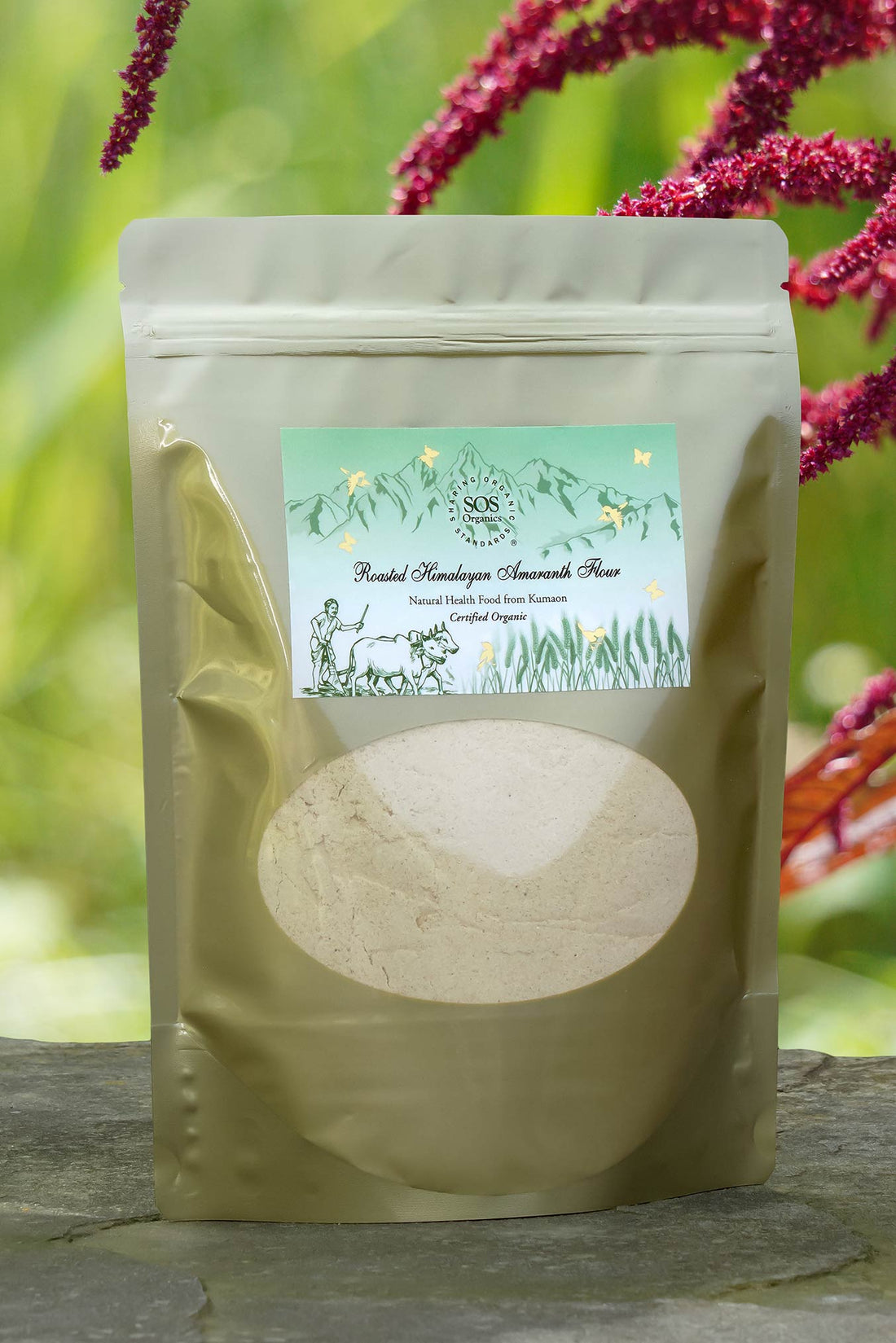Himalayan Amaranth Flour | Roasted - Rich In Calcium – SOS Organics – 500gm