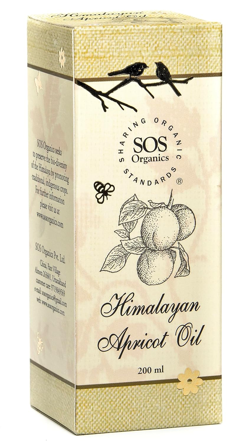 Himalayan Apricot Oil – SOS Organics – 100ml