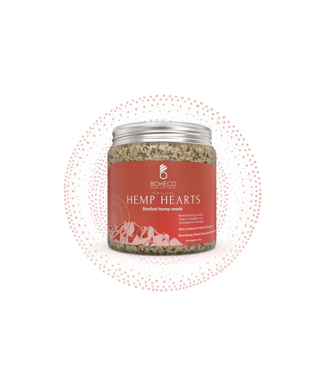 Himalayan Hemp Hearts – Boheco Life – 100gm