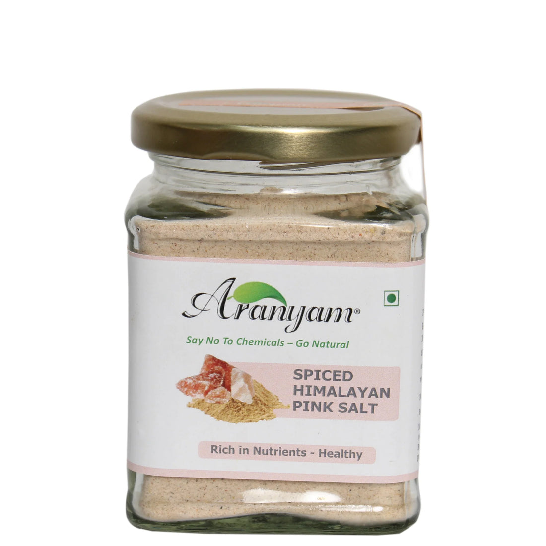 Himalayan Pink Salt | (Spiced) - Rich In Nutrients - Aranyam Natural - 210gm
