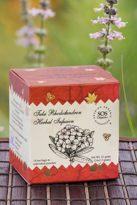Himalayan Tulsi Rhododendron Infusion – SOS Organics – 14Tea Bags