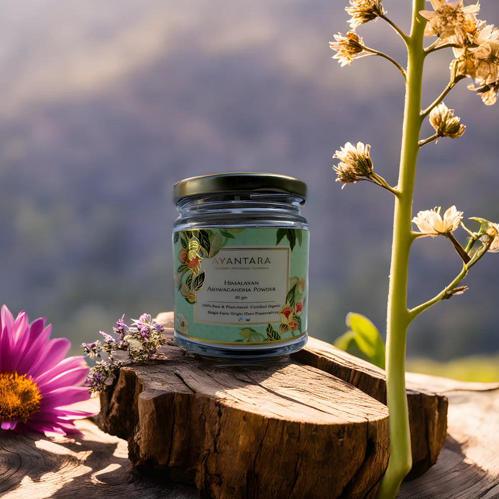 Ashwagandha Root Powder | Himalayan - 100% Pure - Plant Based - 100% Certified - No Added Preservatives - Ayantara