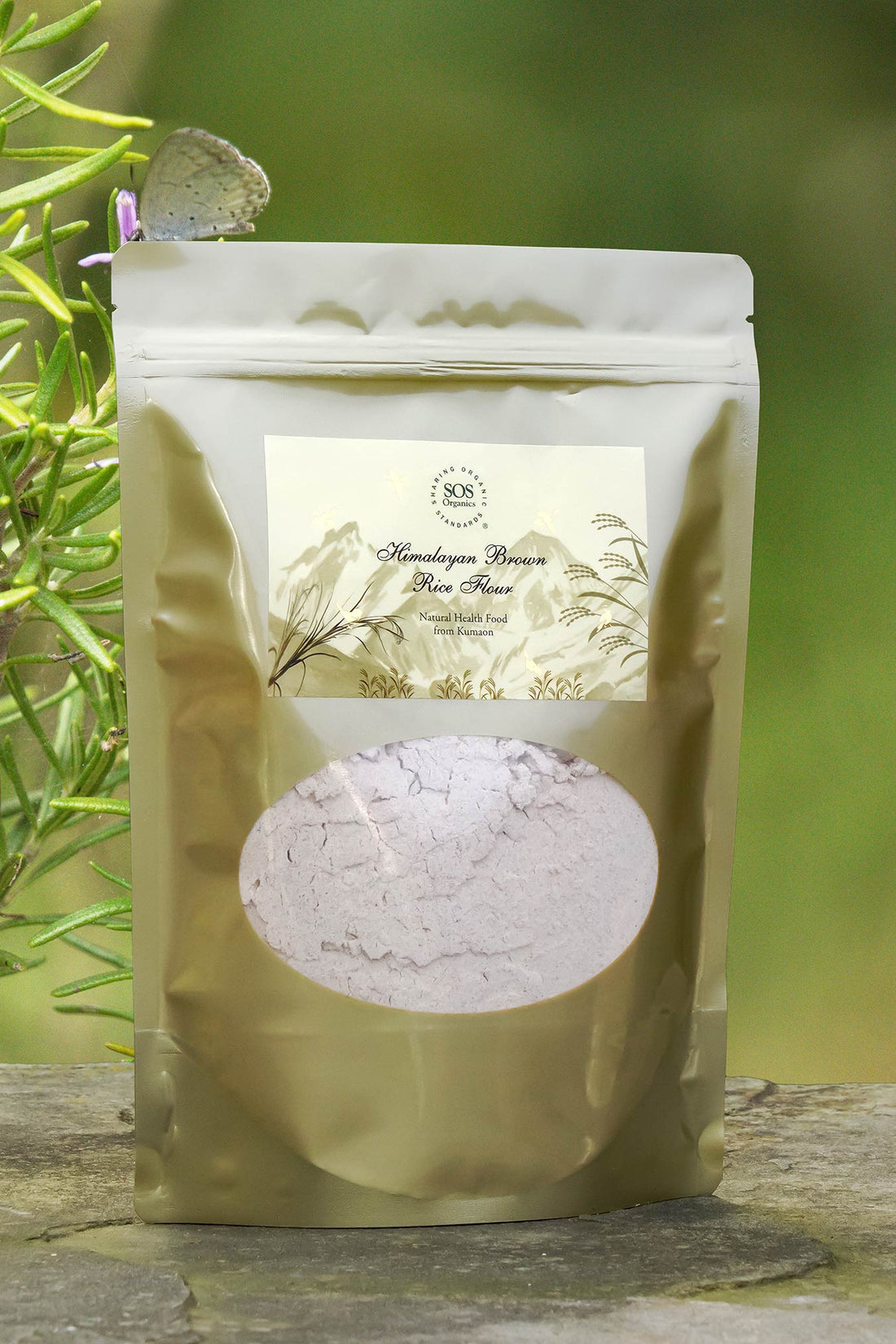 Rice Flour | Himalayan Brown Rice Flour - SOS Organics – 500gm