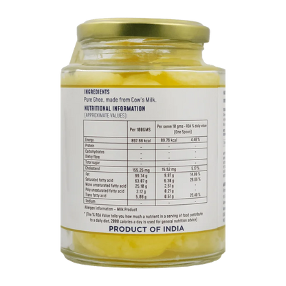 Ghee | Himalayan Cow Desi Ghee - Natural - Premium - Pure - Himalayan Gatherer - 300gm