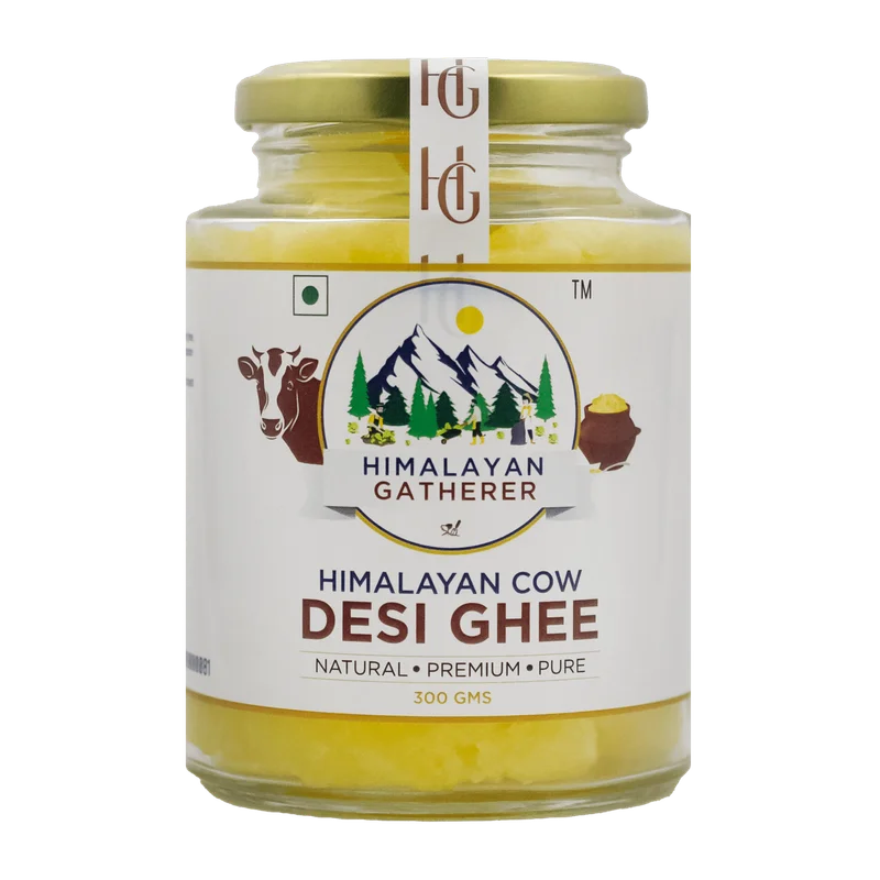 Ghee | Himalayan Cow Desi Ghee - Natural - Premium - Pure - Himalayan Gatherer - 300gm