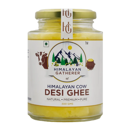 Ghee | Himalayan Cow Desi Ghee - Natural - Premium - Pure - Himalayan Gatherer - 300gm
