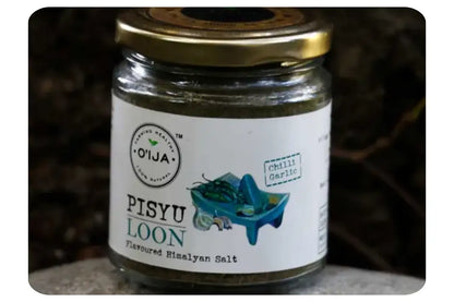 Salt | Himalayan Flavored Salt - Pisyu Loon – Chili Garlic - Oija - 200gm