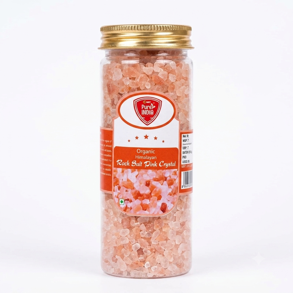 Salt | Himalayan Rock Salt Pink Crystal – MRT Organics – 350gm