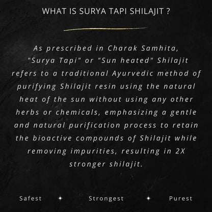 Shilajit | Himalayan Shilajit Resin - Surya Tapi Purified - 100% Pure &amp; Natural - 82% Fulvic - From Gangotri Glacier - Vegan, Gluten Free, No Sugar, Soy Free, Heavy Metal Free, No Additives, Fillers &amp; Preservatives Free - Ayantara - 20gm