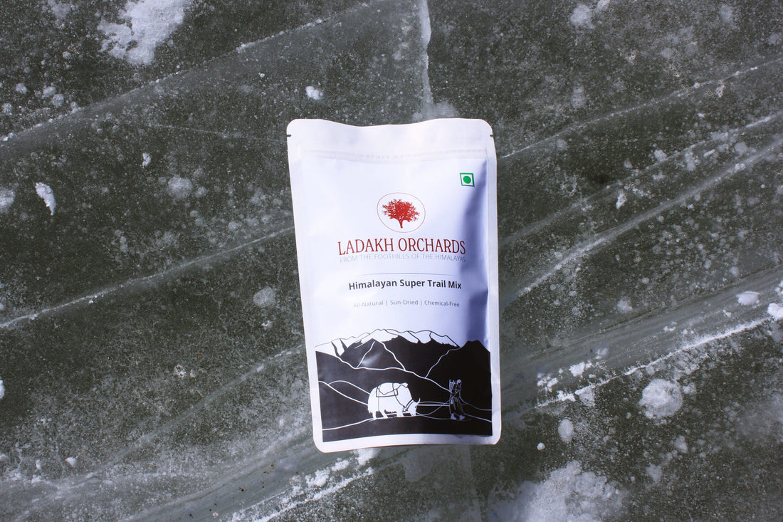 Trail Mix  | Himalayan Super Trail Mix - From The Foothills Of The Himalayas - Sun Dried - All Natural &amp; Chemical Free - Ladakh Orchards - 250gm
