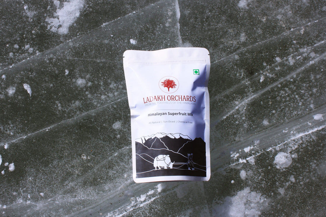 Superfruit Mix | Himalayan - From The Foothills Of The Himalayas - Sun Dried - All Natural &amp; Chemical Free - Ladakh Orchards - 250gm