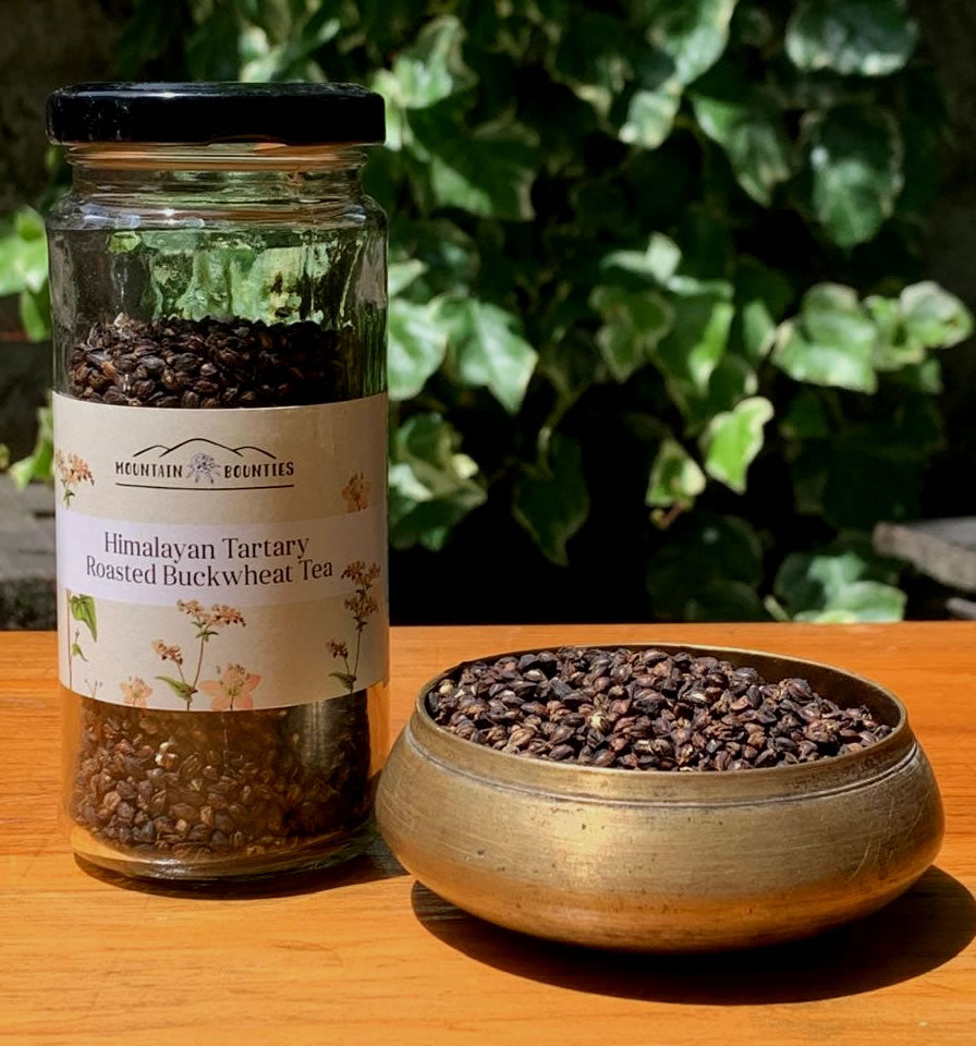 Tea | Himalayan tartary Roasted Buckwheat Tea - Hand Made - Mountain Bounties - 100ml