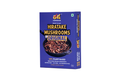 Mushrooms | Hiratake Mushrooms Original -Ready To Eat-100% Plant Based, Gluten Free- Gourmet Topping &amp; Filling -Soy Free-No Preservatives- OG Mushrooms – 120gm