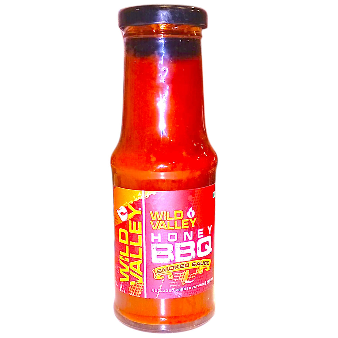 Sauce | Honey BBQ Smoked Sauce - All Natural - No Added Preservatives - Wild Valley - 225gm