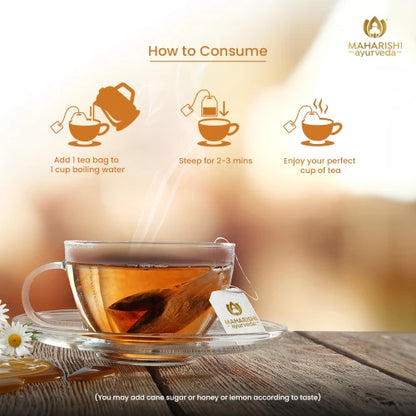 Tea | Honey Chamomile Tea - Restorative Sleep &amp; Relaxation Blend - Maharishi Ayurvedaindia - 20 Tea Bag