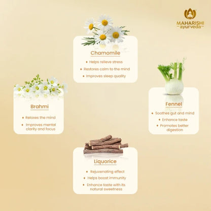 Tea | Honey Chamomile Tea - Restorative Sleep &amp; Relaxation Blend - Maharishi Ayurvedaindia - 20 Tea Bag