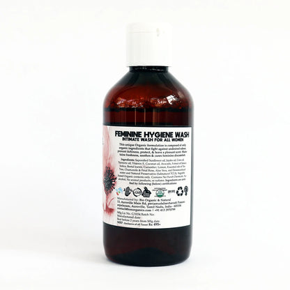 Feminine Wash | Hoo Hoo Feminine Hygiene Wash - No Harsh Chemicals &amp; No Sulphates - Bon Organic - 200ml