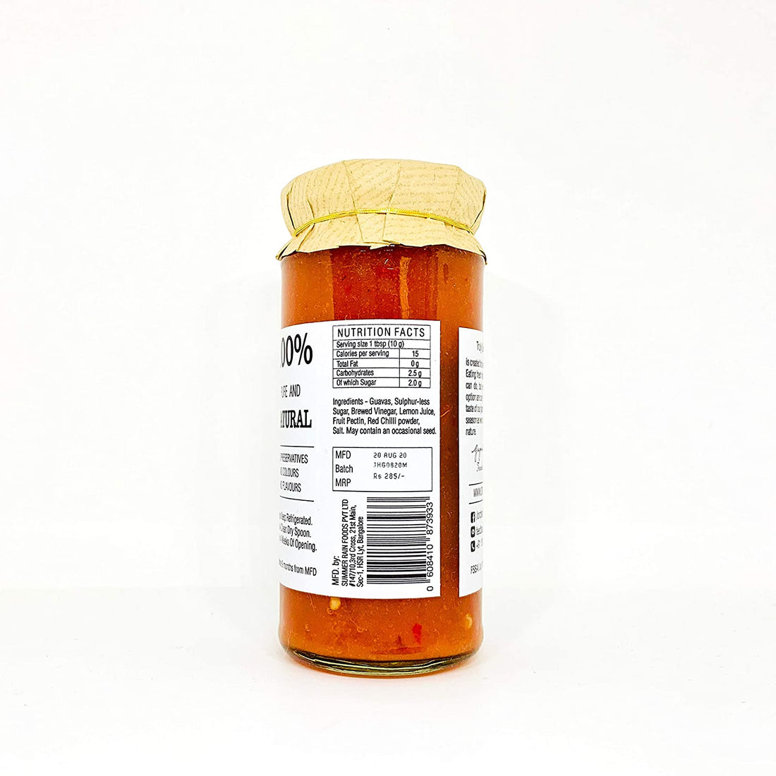 Hot &amp;amp; Sweet Guava Jam - Orchard Lane - 300gm