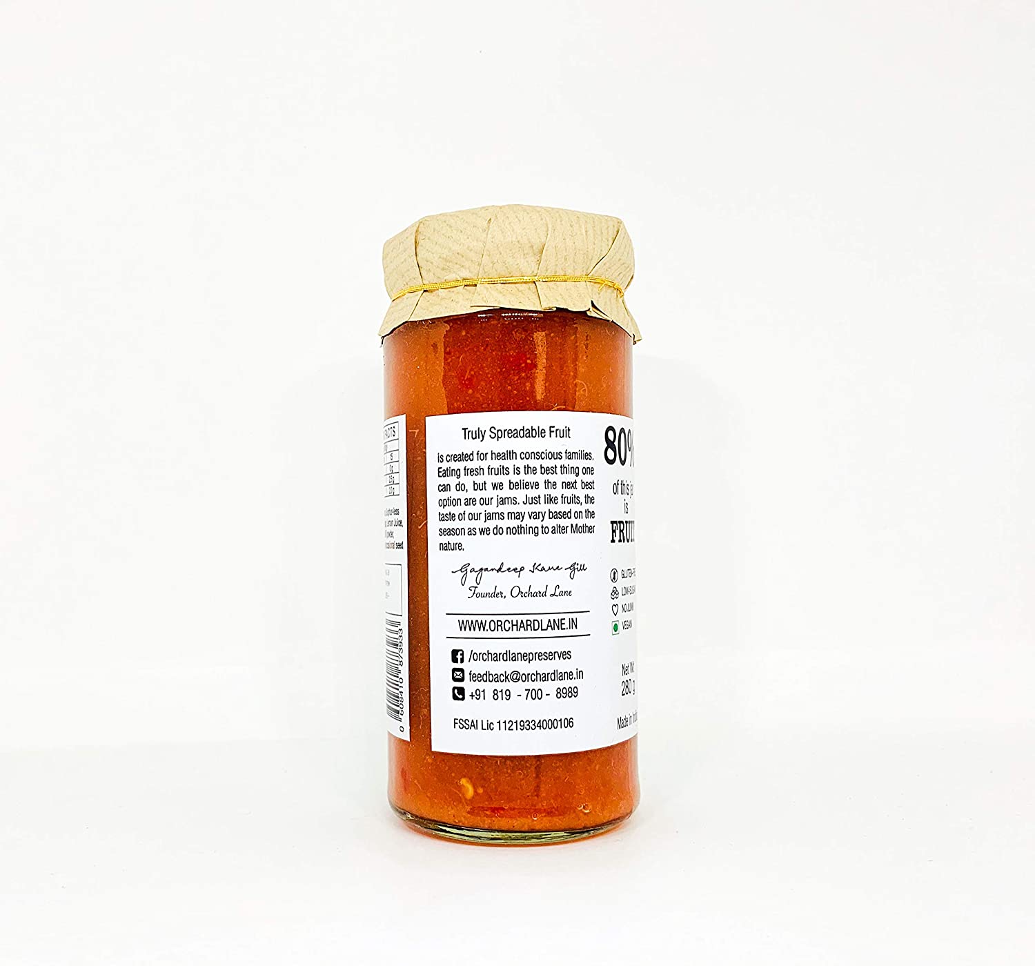 Hot &amp;amp; Sweet Guava Jam - Orchard Lane - 300gm