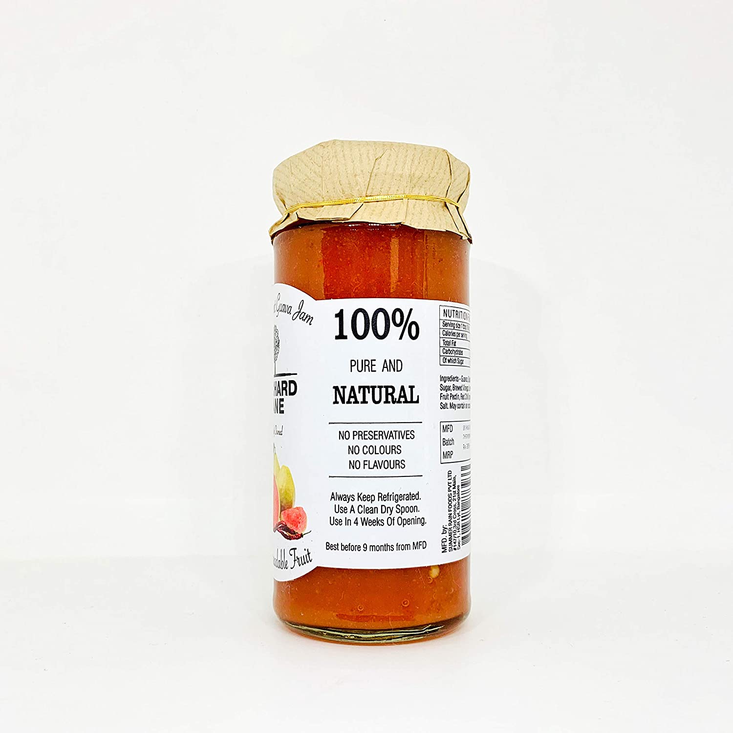 Hot &amp;amp; Sweet Guava Jam - Orchard Lane - 300gm