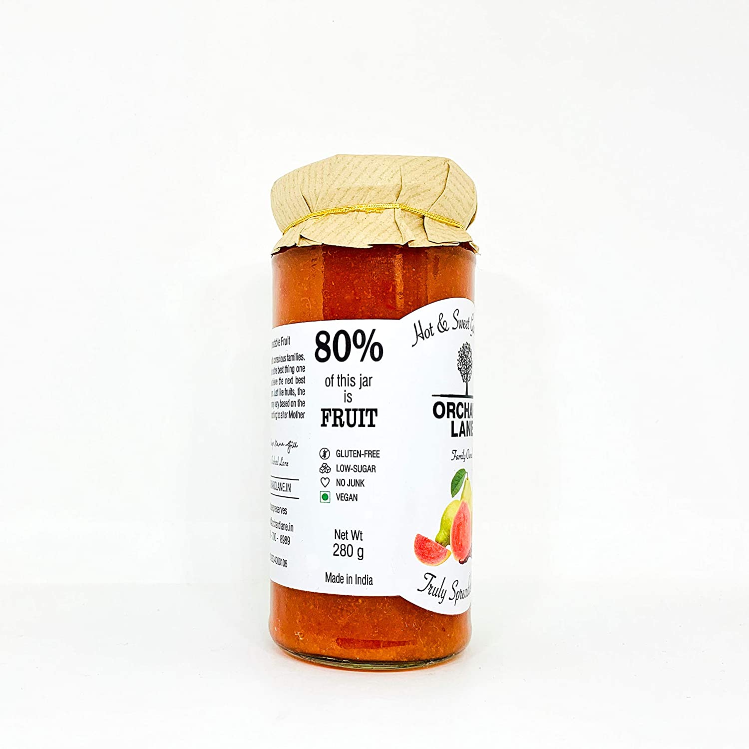 Hot &amp;amp; Sweet Guava Jam - Orchard Lane - 300gm