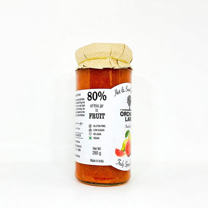 Hot &amp;amp; Sweet Guava Jam - Orchard Lane - 300gm