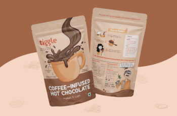 Hot Chocolate Coffee  | Coffee - Infused - Vegan &amp; Chemical Free - Tiggle - 25gm