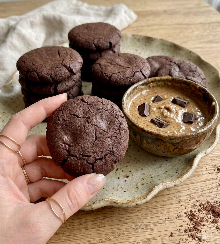Cookie | Almond Butter Chocolate Cookie - Vegan, Gluten Free & Refined Sugar Free - Nature&
