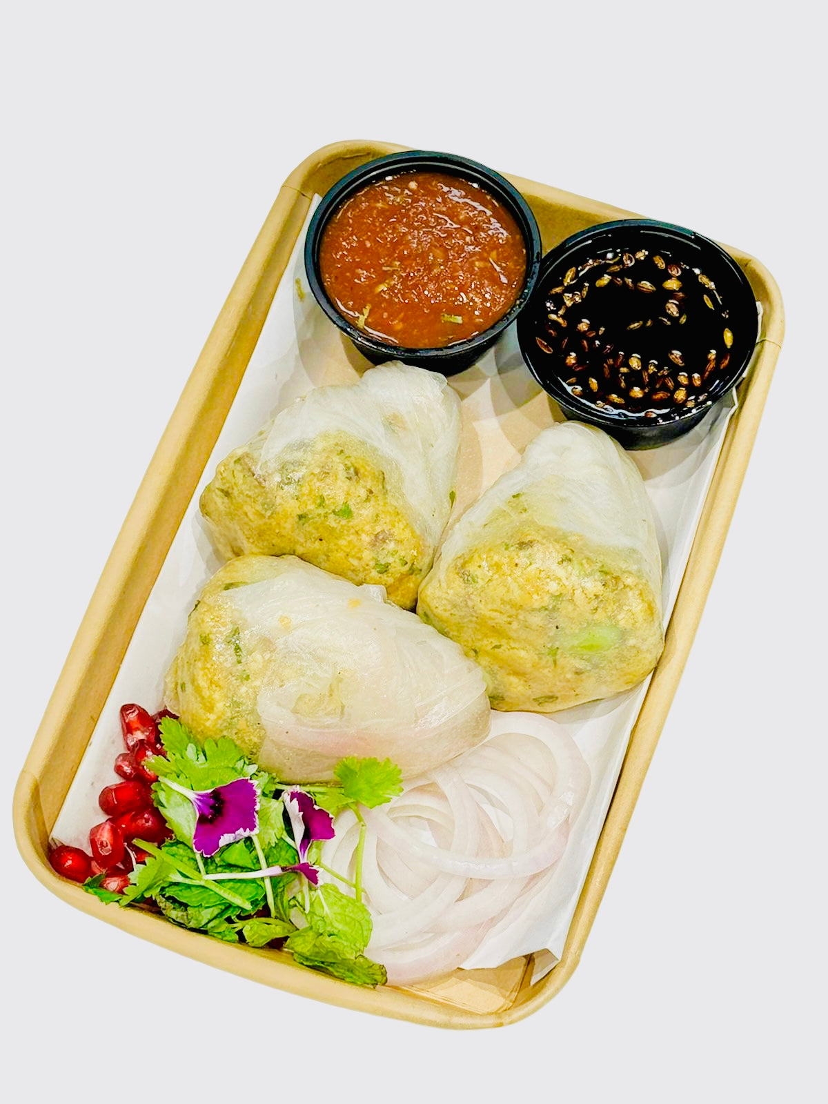 Grilled Rice Paper Samosa - Fresh - Gluten Free - Made with Organic Ingredients