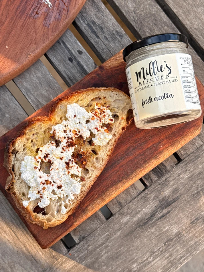 Cheese | Fresh Ricotta -Plant Based -Dairy Free-No preservatives– Millie’s Kitchen – 175gm
