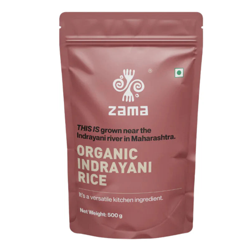 Rice | Organic Indrayani Rice - Zama Organic - 500gm