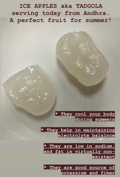 Fresh Ice Apple (Tadgola)  - 5 Piece