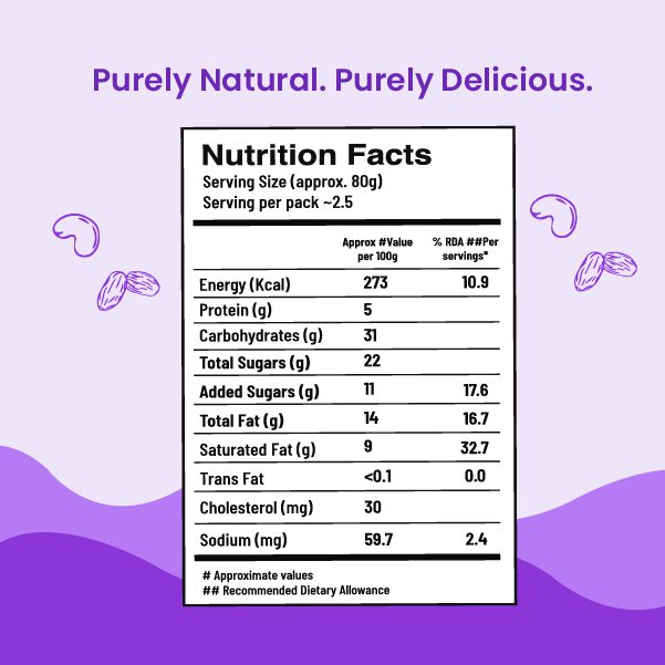 Ice Cream | Kaju Kishmish Treat - Guar Gum Powder with Dhaga Mishri -Prepared With A2 Cow Milk- Zero Preservatives, No Refined Sugar &amp;  Zero Added Colour and Artificial - Ksheeram Ice Cream – 200 gms