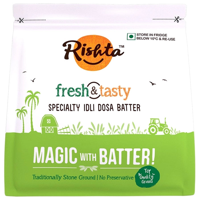 Idli, Dosa &amp;amp; Uttapams Batter - Rishta Foods - 1000gm