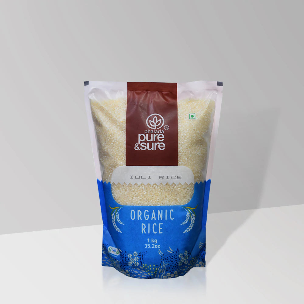 Rice | Idli Rice – Organic - Indian - Pure and Sure – 1000gm