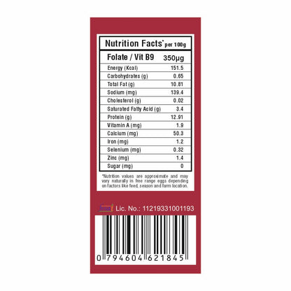 Eggs | (Fola+) – Free Range Egg – No Antibiotic &amp; Hormone Free – Folate, Vitamin B9 Enriched Eggs, Increase Rbc, Healthy Heart &amp; Immunity Booster – Happy Hens – 6pcs
