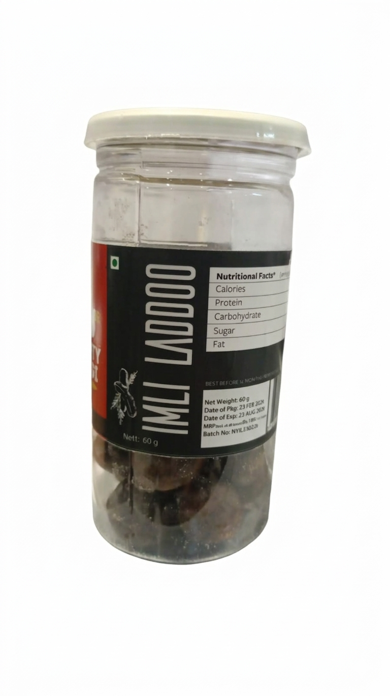 Imli Laddoo- Boosts Immunity-Lowers blood Cholesterol -No preservatives- Nutty Yogi 60gm