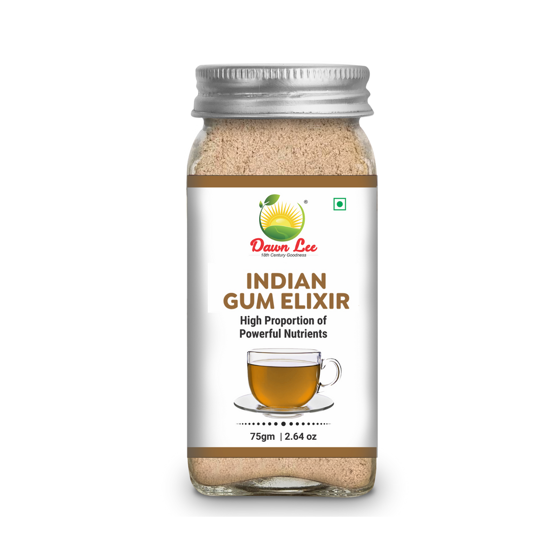 Gum Elixir | Indian - HIgh Proportion Of Powerful Nutrients - Vegan &amp; No Added Preservatives - Dawn Lee - 75gm