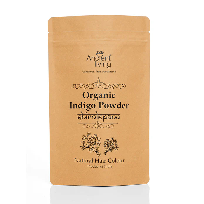 Indigo Powder - Natural Hair Color - Ancient Living - 100gm